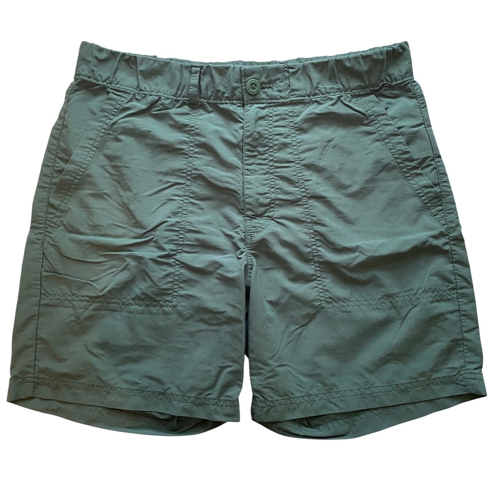 Men's Athletic Stretch Shorts in Olive Green